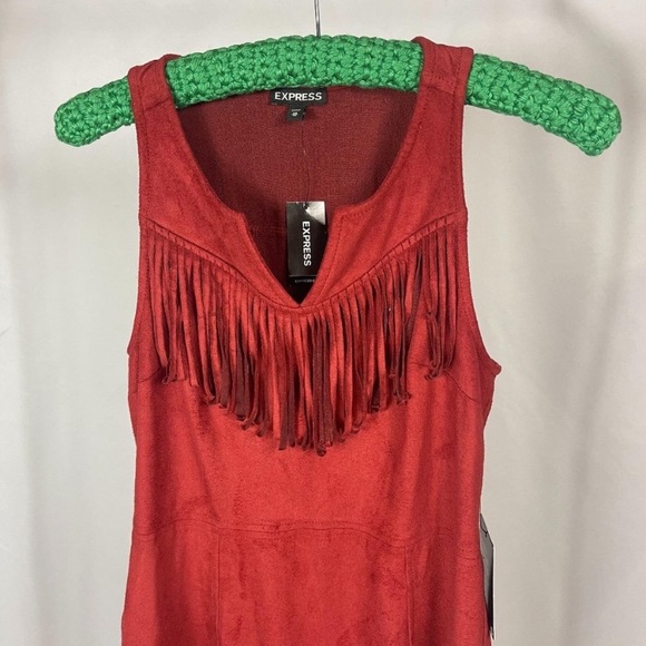 EXPRESS NWT Fringe Dress XS - Picture 1 of 3